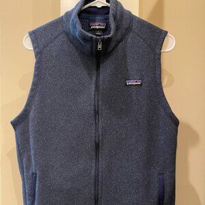 Patagonia Blue Heather Knit Vest